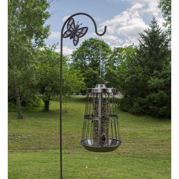 Devoteedevoto Deluxe Bird Feeder - Nickel DE2754819 - main